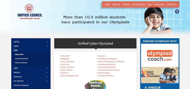 Unified Cyber Olympiad Official Website