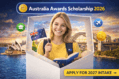 Australia Awards Scholarship 2026 fully funded Australian Government scholarship showing Australian female student for international applicants