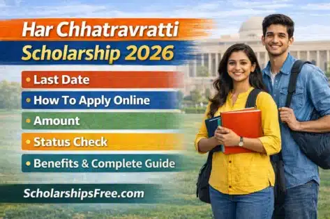 Har Chhatravratti Scholarship 2026: Last Date, How To Apply Online, Amount, Status Check, Benefits & Complete Guide