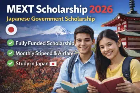 MEXT Scholarship 2026: Complete Guide to Japan’s Fully Funded Government Scholarship