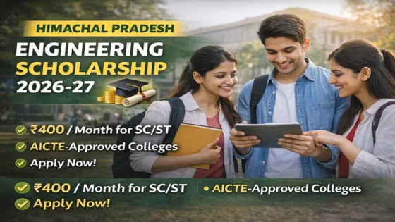 NSP Technical Education Scholarship HP: ₹400/Month for SC/ST, Eligibility & Apply